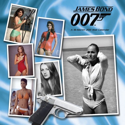 (12x12) James Bond Movie (Bond Girls) 16-Month Wall Calendar 2011