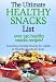 The Ultimate Healthy Snack List including Healthy Snacks for Adults & Healthy Snacks for Kids: Discover over 130 Healthy Snack Recipes – Fruit Snacks, … Recipes, Gluten-Free Snacks and more!