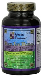 Blue Ice Royal Butter Oil / Fermented Cod Liver Oil Blend - 120 Capsules