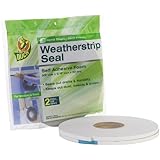 Duck Brand 1278771 Self Adhesive Foam Weatherstrip Seal for Small Gaps, 3/8-Inch x 3/16-Inch x 30-Feet, 2 Rolls per Pack