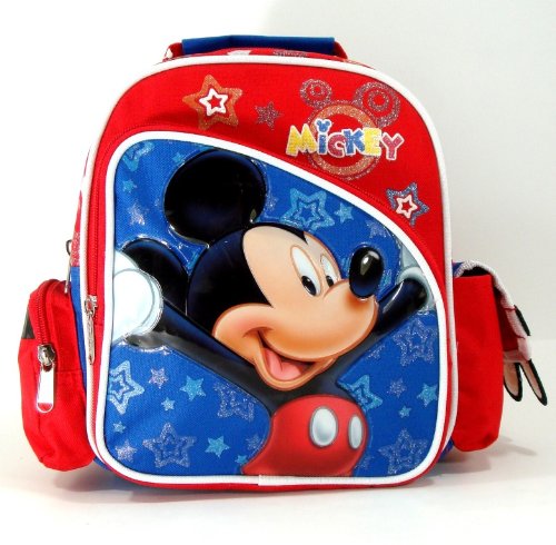 Disney Mickey Mouse Backpack - Kid size Mickey School Backpack - Cheer