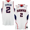 adidas Atlanta Hawks #2 Joe Johnson White Swingman Basketball Jersey