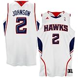 adidas Atlanta Hawks #2 Joe Johnson White Swingman Basketball Jersey