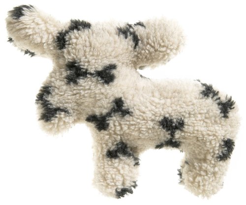 West Paw Design Madison Moose Squeak Toy for Dogs, Oat Bone