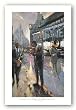 Tocando en la Calle by Ana Perpinya 23.375"x43.25" Art Print Poster