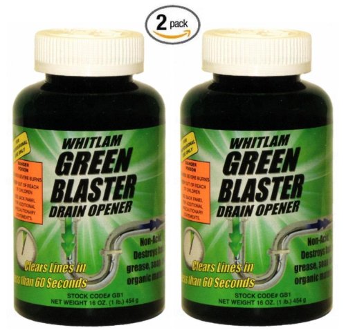 Whitlam Green Blaster Drain Opener - 2 PACK!