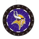 NFL Minnesota Vikings Bristle Dart Board With Darts And Flights