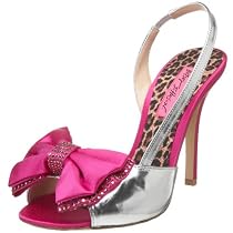 Betsey Johnson Women's Jules Slingback Sandal,Fuchsia,7 M US