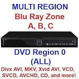 Multi region Blu Ray DVD player - Blu Ray ZONE A B C - 110-220 Volt - NTSC/PAL ~ Legal non modified...