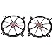 OSAN Black CNC Audio Fairing Mount Speaker Grill Cover For Harley Touring Glide Trike