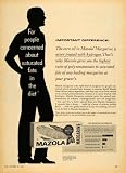 1961 Ad Mazola Margarine Corn Oil Saturated Fats Diet - Original Print Ad