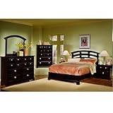 Night and Day Cordovan Arched Slat Bedroom Set by Vaughan-Bassett