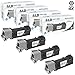 LD © Compatible Xerox 106R01597 Set of 4 High Yield Black Toner Cartridges for Xerox Phaser 6500 & WorkCentre 6505