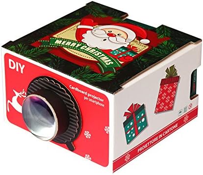 Christmas Google Cardboard Projector DIY Per Smartphone Mobile Phone Projector (Random Shipments with Color)