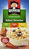 Quaker Oats Instant Oatmeal Bakery Favorites Variety Pack, 14.6 Ounce