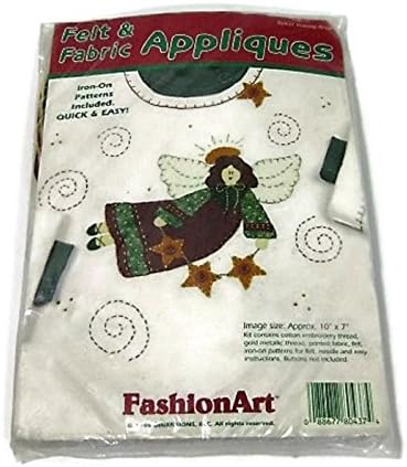 Felt and Fabric Appliques "Holiday Angel"