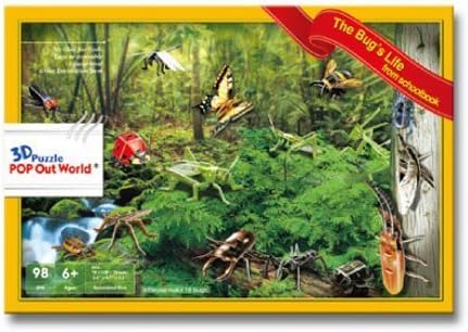 3D three-dimensional puzzle The Bug's Life (16 type case) (japan import)