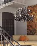 IMAGE OF Super Coral 16L Chandelier - gold leaf, 110 - 125V (for use in the U.S., Canada etc.)