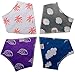 BIBEST - The Best Bandana Bib for Boys and Girls - 4 Pack Baby Bibs Gift Set - Good For Teething Drool - Very Fashionable and Cute - Anti Bacterial and Eco Friendly - Made of Absorbent Cotton