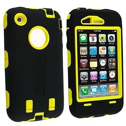 Otterbox Apple iPhone 3G / 3GS Defender Case [OEM], Black / Yellow