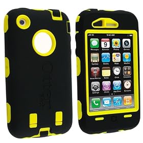 Otterbox Apple iPhone 3G / 3GS Defender Case [OEM], Black / Yellow