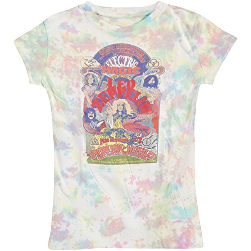 Led Zeppelin Women's Electric Magic Girls Jr Tie Dye Tee Multi