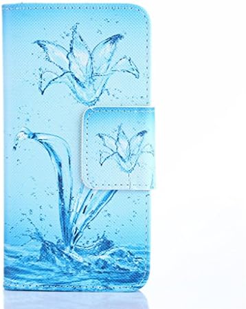 Nokia 830 Case,Nokia 830 Wallet Case,Yourfairy [Kickstand Feature] Wallet PU Leather Wallet Flip Case Cover Built-in Card Slot for Nokia Lumia 830 Case(Blue Daffodils),Sent Stylus Pen