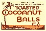 IMAGE OF Canvas Print, Toasted Cocoanut Balls #2 - 20x30