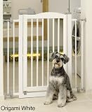 Richell One Touch Gate, Origami White