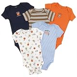 Carter's 5PK Boys' Sport Themed Bodysuits BLUE MULTI 9 Mo