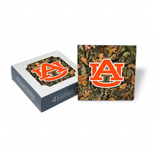 Auburn Tigers Camoflouge Set of 4 Coasters