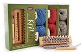 The Knit Kit Tadpole Knitting Board Scarf Kit with DVD