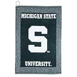 Michigan State Spartans Green Woven Golf Towel