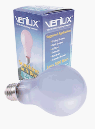 Neodymium - 100 Watt - 5000 hrs - 120 Volt - Clear - A21 Bulb - 5 1/16 in. Lg - Medium Base - Verilux A21C100VLX