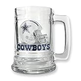 Dallas Cowboys 15oz Glass Tankard