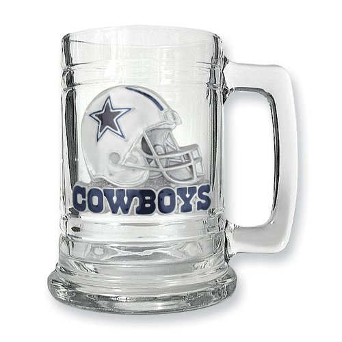 Dallas Cowboys 15oz Glass Tankard