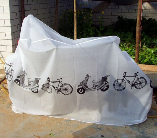 Kloud city® white polyester waterproof bike bicycle co…