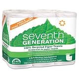 Seventh Generation Paper Towels, 140 sheets-2 Ply, White-6 ct