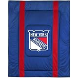 NHL New York Rangers Sideline Comforter Queen