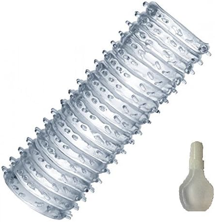 Handjob Texture Sleeve Toy for Men Pleasure with a Bottle of Lube 0.65 Oz
