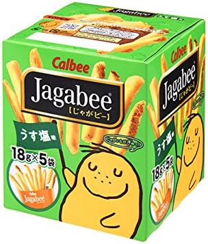Calbee Jagabee mortar salty 5 pack 90g x12