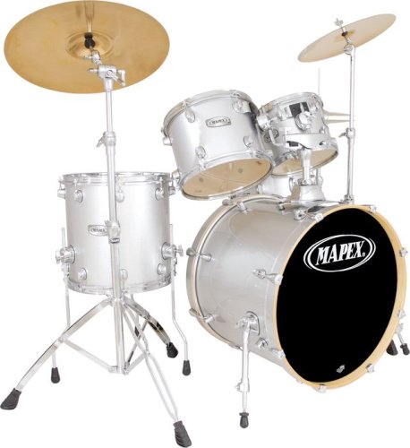 Mapex Pro M 5-Piece Fusionease Drum Set, Platinum Sparkle*