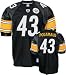 Troy Polamalu Black Reebok NFL Authentic Pittsburgh Steelers Jersey - 52