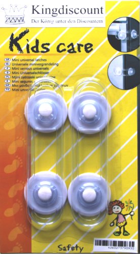 Kingdiscount K0992 Mini Universalschl&ouml;sser zur Kindersicherung