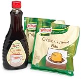 Review Knorr  / Knorr Cream Caramel Flan Dessert Mix with Caramel Sauce, 2-Count Mix and 1-Count Bottles