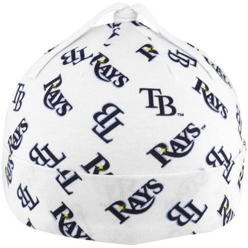 '47 Brand Tampa Bay Rays Newborn White Team Baby Beanie
