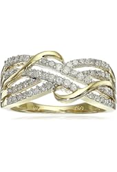 10k Yellow Gold Diamond Ring (1/3 cttw, H-I Color, I1-I2 Clarity)