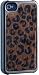 Ozaki iCoat IC865AL No Extinction Hard Case with Leather for iPhone 4/4S - 1 Pack - Retail Packaging - Amur Leopard