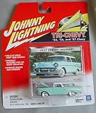 Johnny Lightning Tri-Chevy 1957 Chevy Nomad BLUE