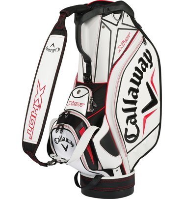 Callaway X Hot Staff Bag, White/Black/Red On Sale